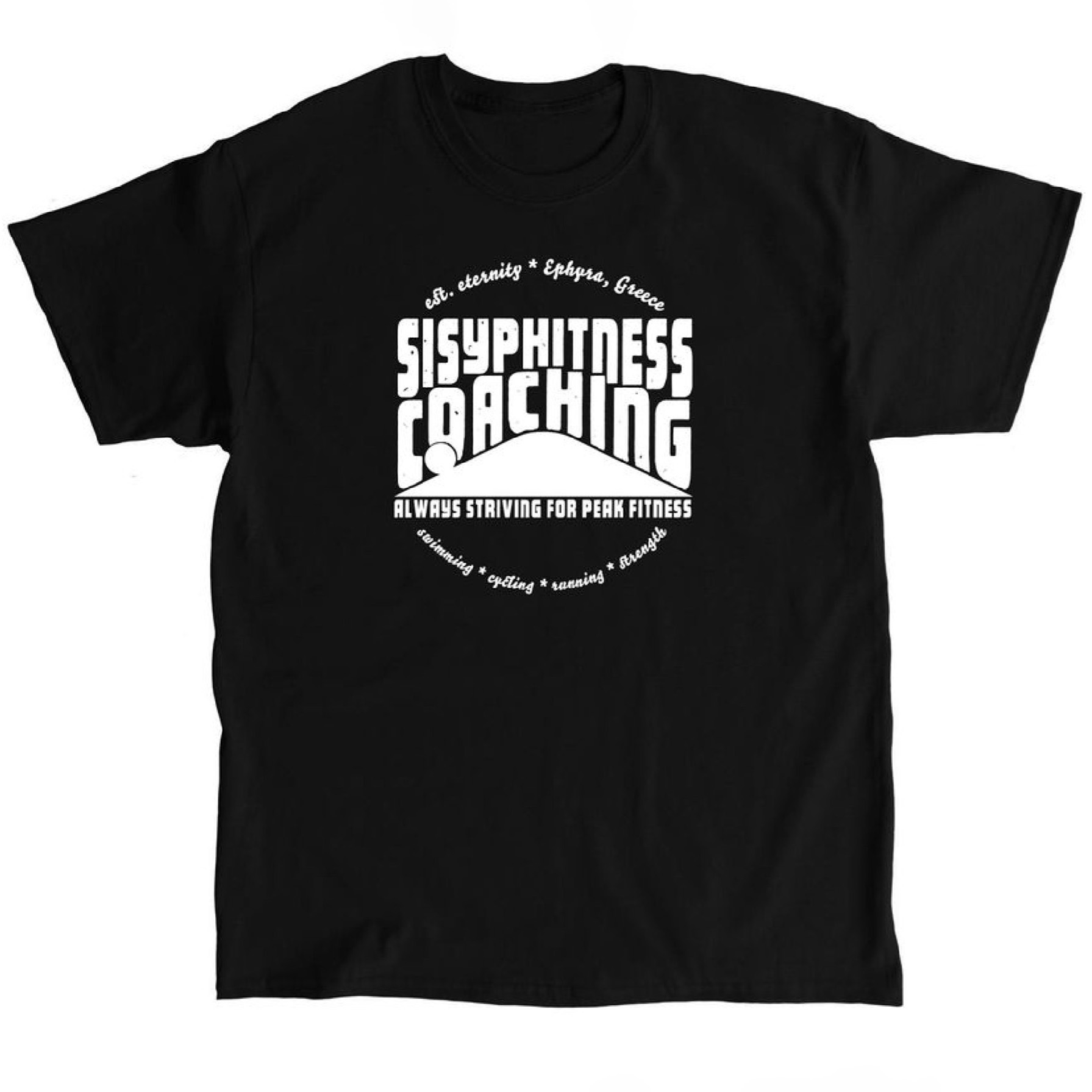 t-shirt with Sysiphitness design